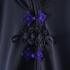 "CHINA × SPORTS" black × purple China track jacket