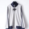 "CHINA × SPORTS" gray × navy China track jacket
