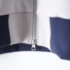 "CHINA × SPORTS" gray × navy China track jacket