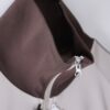 "CHINA × SPORTS" brown × white bi-color China track jacket