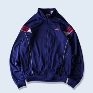 【adidas】navy × gray & red back logo embroidery track jacket