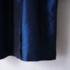 oversized glossy deep blue color trench design coat