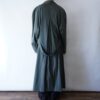 oversized pistàcchio green & paisley lining design maxi long coat