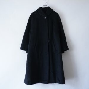 shaggy like black design coat