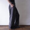 Y2K fade black baggy wide denim pants