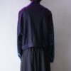 iridescent purple glossy short length jacket