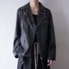 DEAD STOCK fake leather double riders jacket