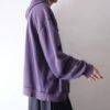 "BORO" fade purple zip up parka