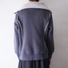 super high neck like sailor collar jacket