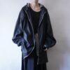 【KING SIZE】oversized rubber mods coat