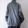 glossy silver switching blouson