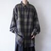 DEAD STOCK oversized heave nell check shirt