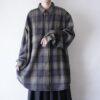 DEAD STOCK oversized heave nell check shirt