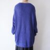 【DOCKERS】oversized beautiful blue acrylic cardigan