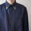 “月暈 original paint remake” glossy navy body GREEN × SILVER shirt