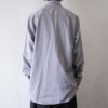 “月暈 original paint remake” gray body BLACK × GRAINY TEXTURE shirt