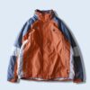 【Columbia】oversized orange × gray mountain parka