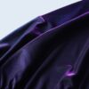 iridescent purple glossy short length jacket