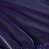 iridescent purple glossy short length jacket