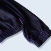 iridescent purple glossy short length jacket