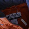 【Columbia】oversized orange × gray mountain parka