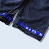 【MARITHE FRANCOIS GIRBAUD】blue velcro × black denim wide baggy shuttle pants