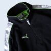 【puma】silver & green cyber fleece pullover