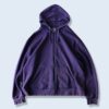 "BORO" fade purple zip up parka