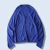 【DOCKERS】oversized beautiful blue acrylic cardigan