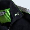 【puma】silver & green cyber fleece pullover