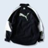 【puma】silver & green cyber fleece pullover