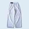 DEAD STOCK heather white sweat cargo pants