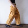 glossy "PVC flocky" like velours wide baggy pants