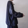 【RalphLauren】monster oversized smooth poly graph check lining black drizzler jacket