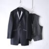 black silver tailored & gilet ensemble