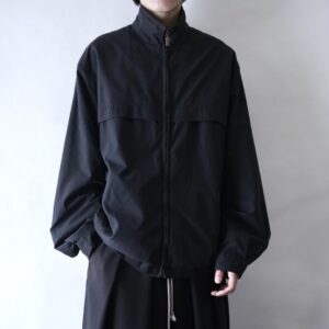 high neck smooth poly jacket