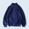 【KING SIZE】oversized velours track jacket