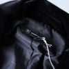 drape black velours easy tailored jacket