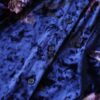 glossy blue purple velours shirt