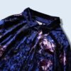 glossy blue purple velours shirt