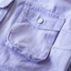 gradation pale purple multi pocket gimmick cargo pants