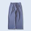 ennui gray drape fabric wide slacks