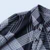 oversized monotone layered see-through shirt