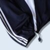 【adidas】black × white 3stripe track jacket