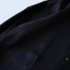 glossy pattern black switching ornamental shirt