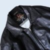 boa lining leather jacket