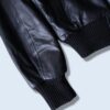 boa lining leather jacket