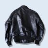 boa lining leather jacket