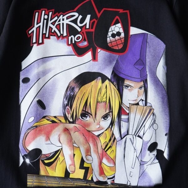 "ヒカルの碁主要キャラ集合リャンメン" double side print tee