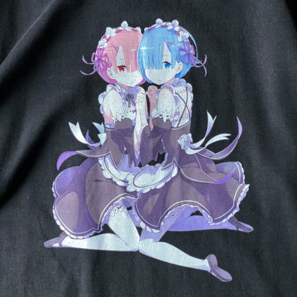 "レムとラムの一番イイヤツ" double side print tee